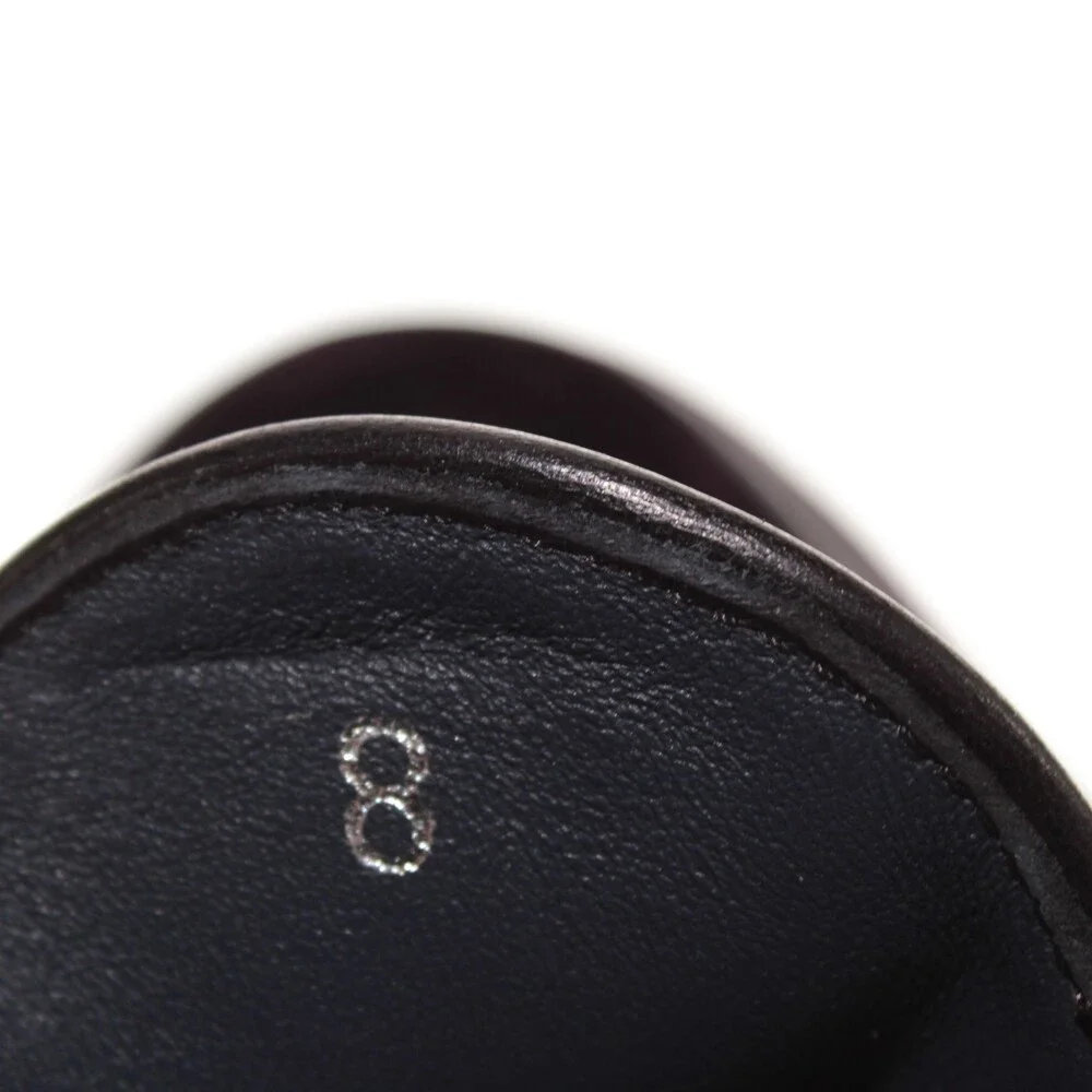 Di Bianco NWB Slip On Tasseled Loafers Size 8 US in Dark Purple Velvet